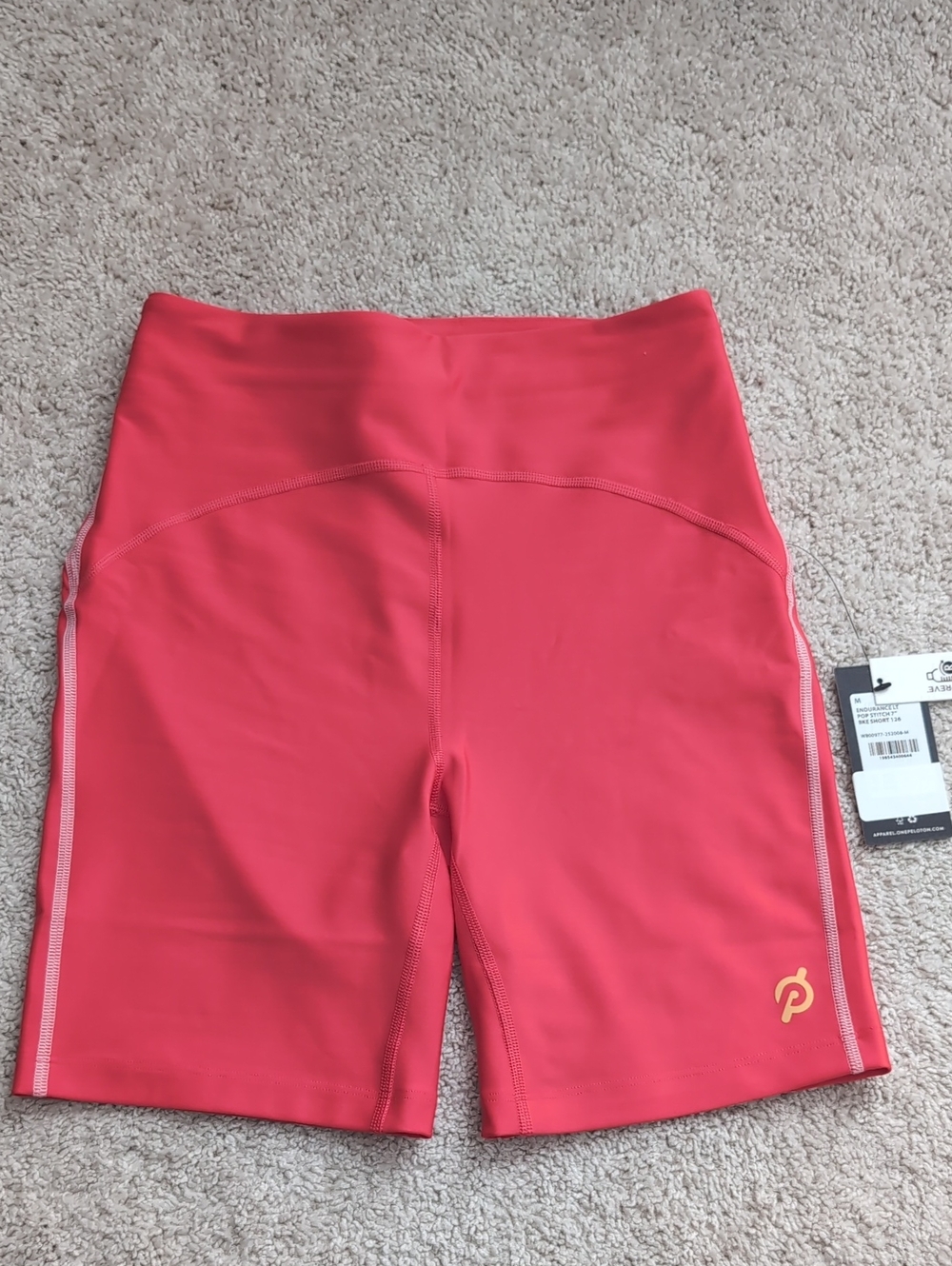 Peloton Endurance Light Pop Stitch Bike Short 7"